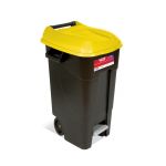 Tayg Contentor do Lixo com Pedal 120L Amarelo - 443015