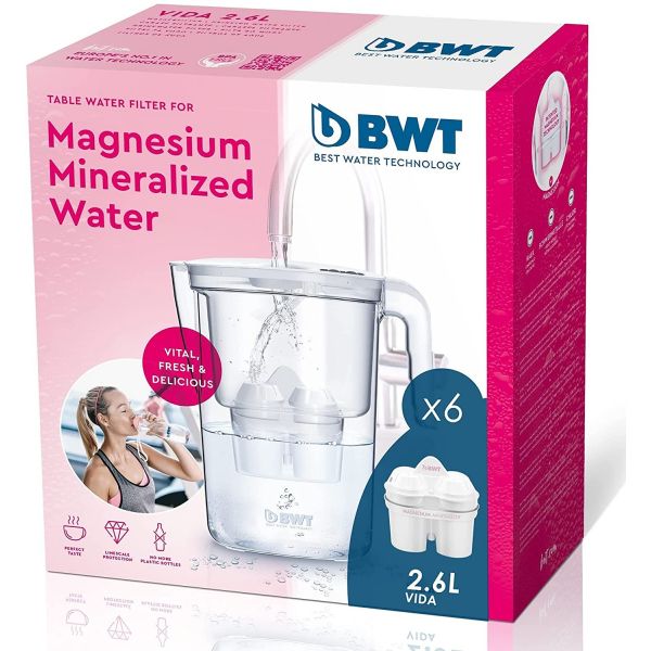 BWT Soft Filtered Water Pack 6 Filtros de Aguas Blandas para