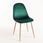 Cadeira Teok Veludo Verde