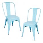 Conjunto 2 Cadeiras Torix Azul Céu