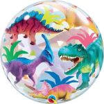 Qualatex Balão Bubble Dinossauros 56cm