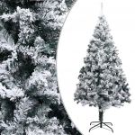 Árvore de Natal Artificial com Neve 240 cm Pvc Verde - 320966