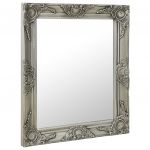 Espelho de Parede Estilo Barroco 50x60 cm Prateado - 320318