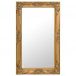 Espelho de Parede Estilo Barroco 50x80 cm Dourado - 320321