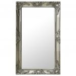 Espelho de Parede Estilo Barroco 50x80 cm Prateado - 320322