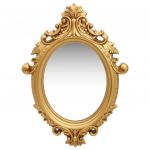 Espelho de Parede Estilo Castelo 56x76 cm Dourado - 320357