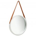 Espelho de Parede com Alça 50 cm Prateado - 320366