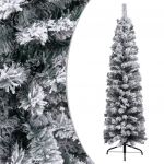 Árvore de Natal Artificial Fina com Neve 150 cm Pvc Verde - 320953