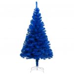 Árvore de Natal Artificial com Suporte 180 cm Pvc Azul - 321004