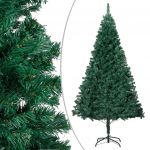 Árvore de Natal Artificial com Ramos Grossos 240 cm Pvc Verde - 321037