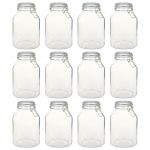 Frascos de Vidro com Fechos 12 Peças 3 L - 50821