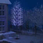 Árvore de Natal 2000 Luzes LED Flor Cerejeira Luz Azul 500 cm - 51279