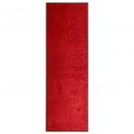 Tapete de Porta Lavável 60x180 cm Vermelho - 323423