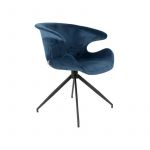 TiendasOn Cadeira Mia Veludo Azul 1200151