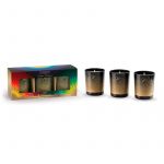 Esteban Caixa com 3 Mini-velas Perfumadas - Edição Colecionador Preto e Dourado - ESTEOR-007