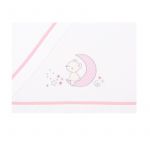 Pirulos 2 Lençóis + Fronha Almofada - Sonhos Rosa 120 x 60 cm - P003M0214