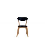 Ideia Home Design Conjunto 2 Cadeiras Lucy (Preto) Preto 45 x 80 x 52 cm