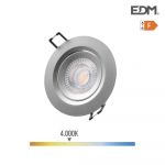 EDM Led Downlight Recessed 5w 380 Lumen 4.000k Redondo - EDM31632