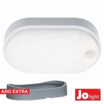 Jolight Painel led Oval Aplique 14W Pir Branco Natural - JO397/042NW