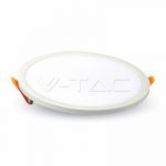 V-TAC Painel LED de Encastrar 22W Redondo Frameless Aro Branco Branco Frio - 4939