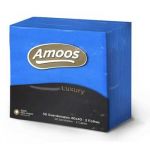 Amoos Guardanapos 40x40 2fls Luxury Azul 50un - 6511046