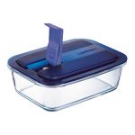 Luminarc Caixa Hermética Easy Box Transparente /azul 21x16x7CM
