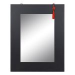 Dekodonia Espelho de Parede Oriental Preto Abeto (70 x 2 x 90 cm) - S3011189