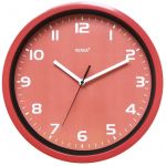 Relógio de Parede (Ø 30 cm) Plástico Vermelho - S3405423