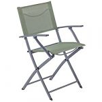 Naterial Cadeira de Metal Emys com Braços Verde - 81956400