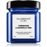 Vila Hermanos Apothecary Cobalt Blue Tuberose & Magnolia Tree Vela Perfumada 150 G