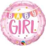 Balão Metálico - Baby Girl