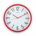 Relógio de Parede Vermelho Plástico (Ø 30 cm) S3403880