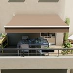 Naterial Toldo Manual Simples Calima Taupe 3X2M - 82752754