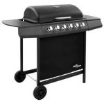 Grelhador/barbecue a Gás 6 Discos Preto - 3053628