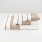 Toalhas de Banho Pure Branco > Conj. 3 Peças (lençol + Toalha de Rosto + Toalhete) - PBAN0825