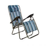 Atosa Cadeira Extensivel 108x64x110cm Azul / Branco 108x64x110cm - 02920066