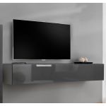 Móveis Bonitos Móvel de Tv Modelo Berit 180x30 Cinzento - TVAM057GRGR