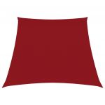 Para-sol Estilo Vela Tecido Oxford Trapézio 3/4x2 m Vermelho - 135681