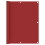 Tela de Varanda 120x300 cm Tecido Oxford Vermelho - 135040
