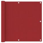 Tela de Varanda 90x500 cm Tecido Oxford Vermelho - 135038