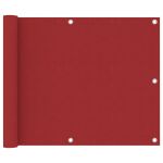 Tela de Varanda 75x500 cm Tecido Oxford Vermelho - 135034