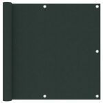 Tela de Varanda 90x400 cm Tecido Oxford Verde-escuro - 135001