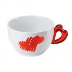 Guzzini Chávena de Pequeno-almoço Vermelho - Love - GZ11450065