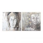 DKD Pintura Home Decor Buda (100 x 3.8 x 100 cm) - S3013574