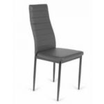 Impt-Home-Design Conjunto 6 Cadeiras Estofadas Oviedo. 43 cm (Largura) 98 cm (Altura) 51 cm (Fundo) Preto