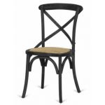 Impt-Home-Design Cadeira Viena. 50 cm (Largura) 89 cm (Altura) 54 cm (Fundo) Preto