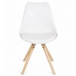 Impt-Home-Design Conjunto 4 Cadeiras Ralf. 53 cm (Largura) 83 cm (Altura) 40.5 cm (Fundo) Branco