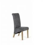 Impt-Home-Design Conjunto de 2 Cadeiras Minerva Tela Marrón, Cinzento o Beige. 107 cm (Altura) 43 cm (Largura) 63 cm (Fundo) Cinzento