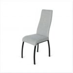 Impt-Home-Design Conjunto de 4 Cadeiras Dora Tela Piedra o Cinzento 107 cm (Altura) 45 cm (Largura) 55 cm (Fundo) Piedra