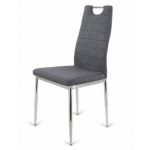 Impt-Home-Design Conjunto 6 Cadeiras Estofadas Tela Cinzento Orense 98 Cm(alto)43 Cm(ancho)51 Cm(largo) Cinzento